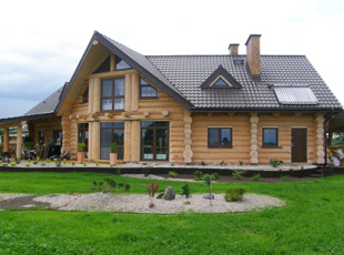 domy z bali caloroczne