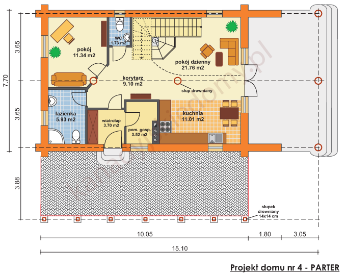 domy z bali projekt domu