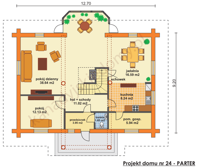 domy z bali projekt domu