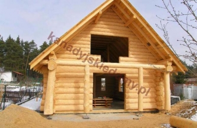 Domy z bali - Projekt nr 35