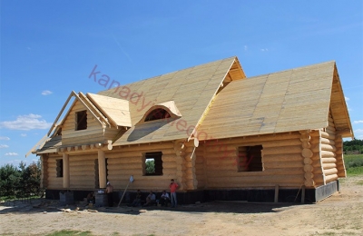 Domy z bali - Projekt nr 53