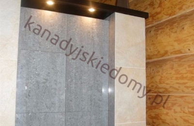 Wnętrza domów z bali - Ściany